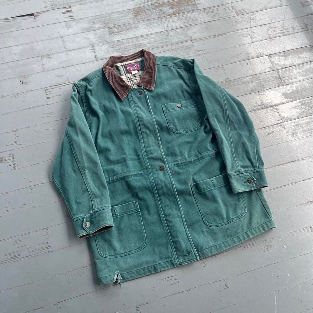Denim & Co. Jeanswear Old Money Y2K Plaid Lined Chore Jacket